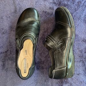 Clarks Black Loafers